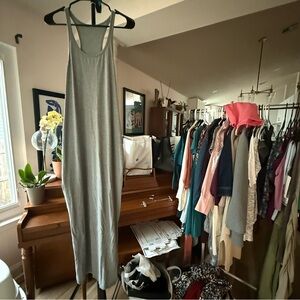 Premium Lululemon Gray Sleeveless Maxi Dress